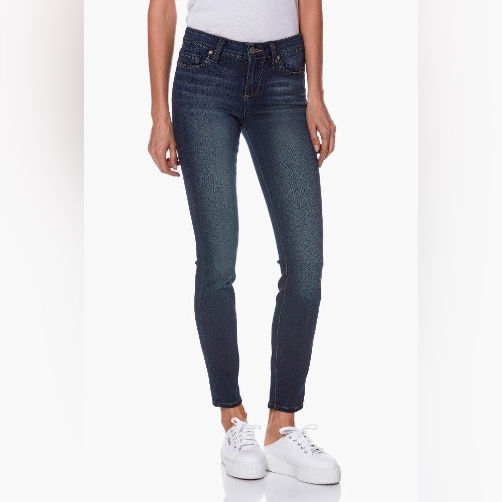 Paige Verdugo Ankle Skinny Jeans Nottingham Size 27 Dark Wash